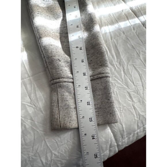 Carhartt Youth M Sherpa Lined Zip Hoodie Gray Relaxed Fit Full Zip Jacket Warm - Picture 9 of 10